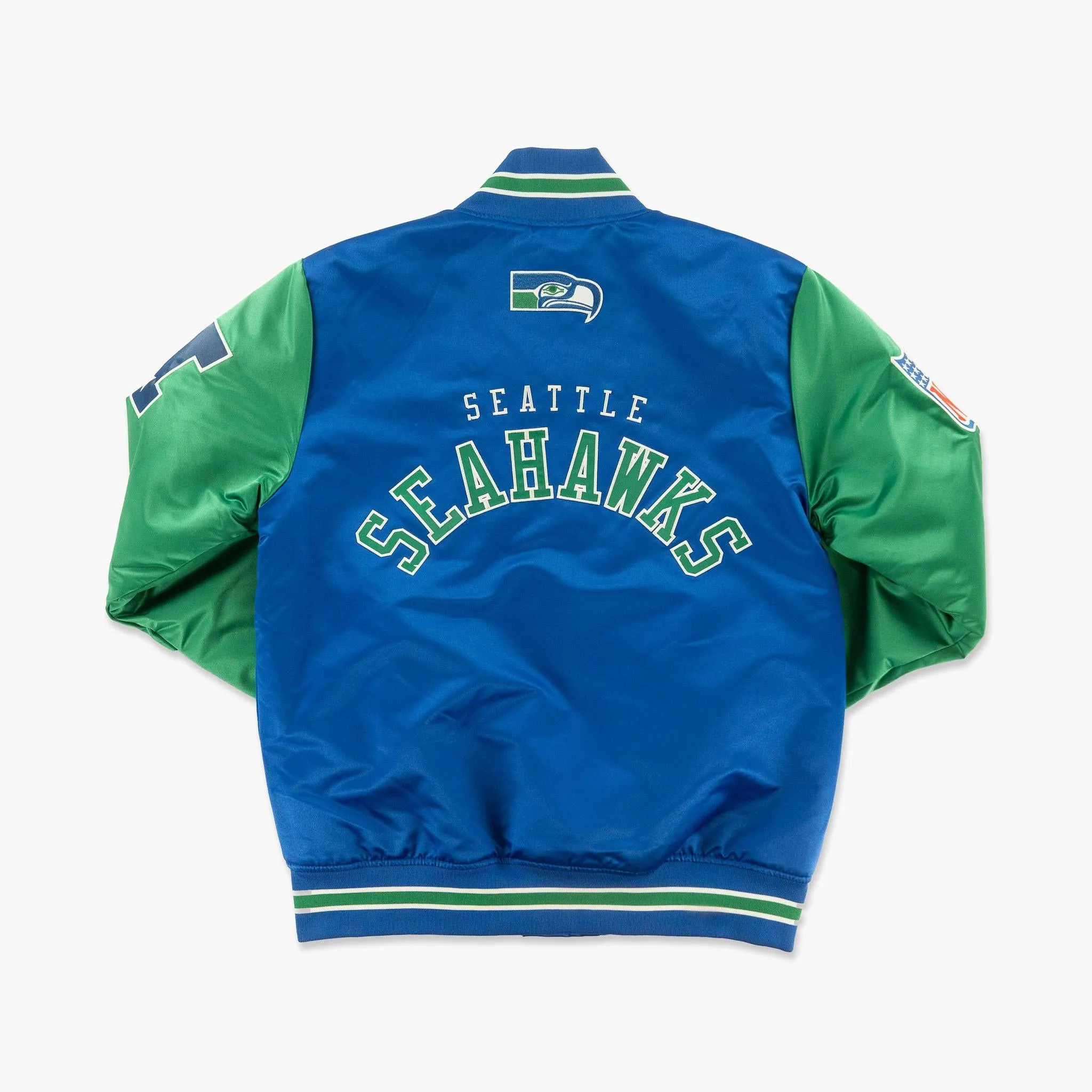 Seattle Seahawks Primetime Heavyweight Satin Jacket