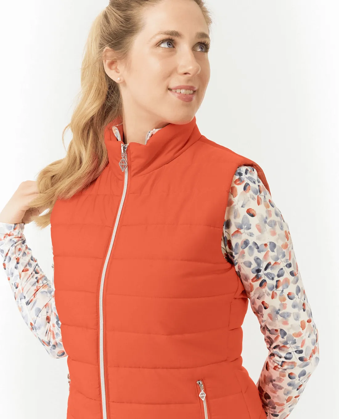 SIZE XL - PURE GOLF Kimora Vest 412 Ember Orange