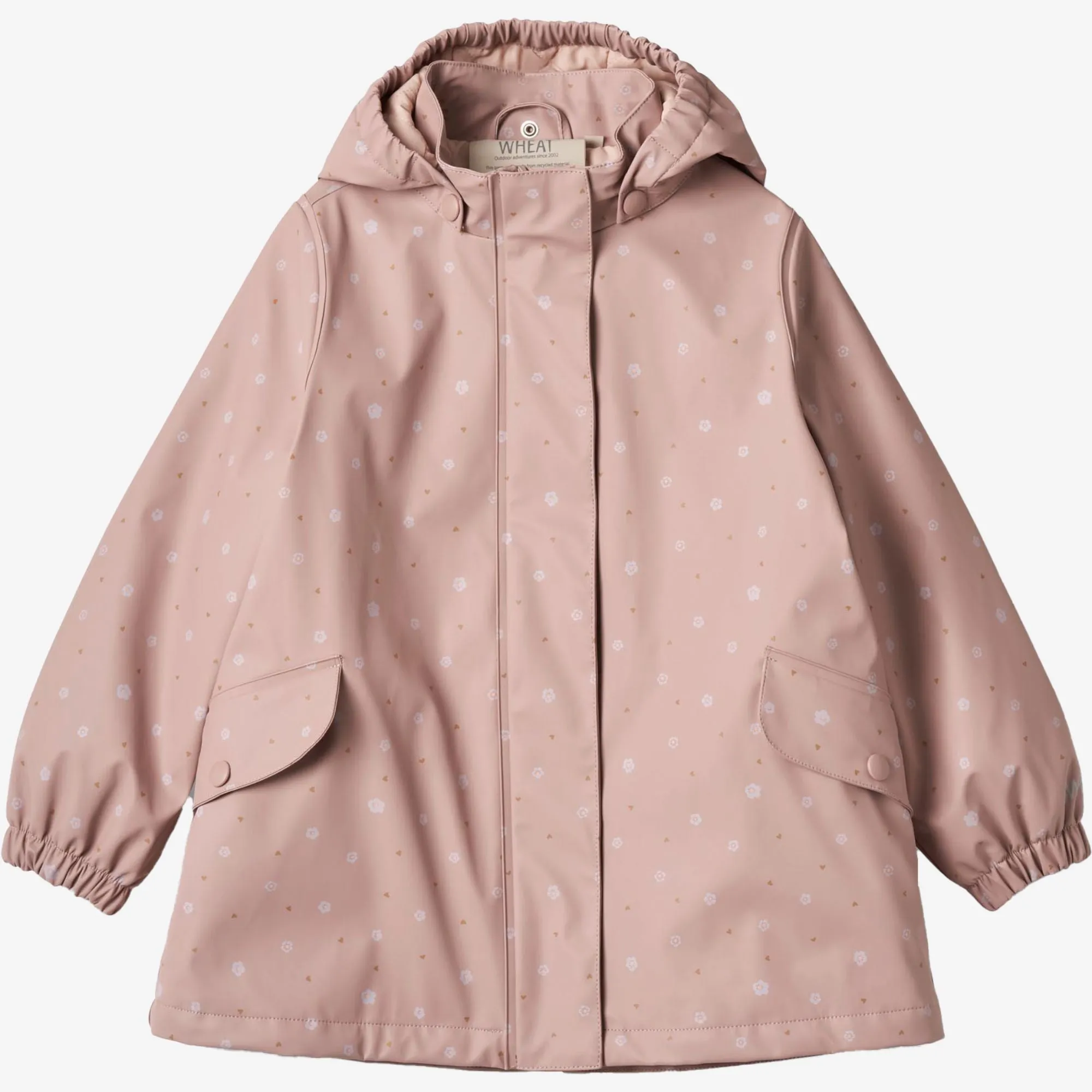 Thermo Rain Jacket Rika - powder rose flowers