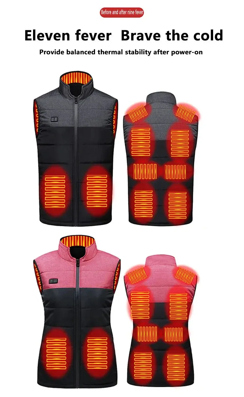 Trendy USB Heating Vest with 21 Zones for Winter