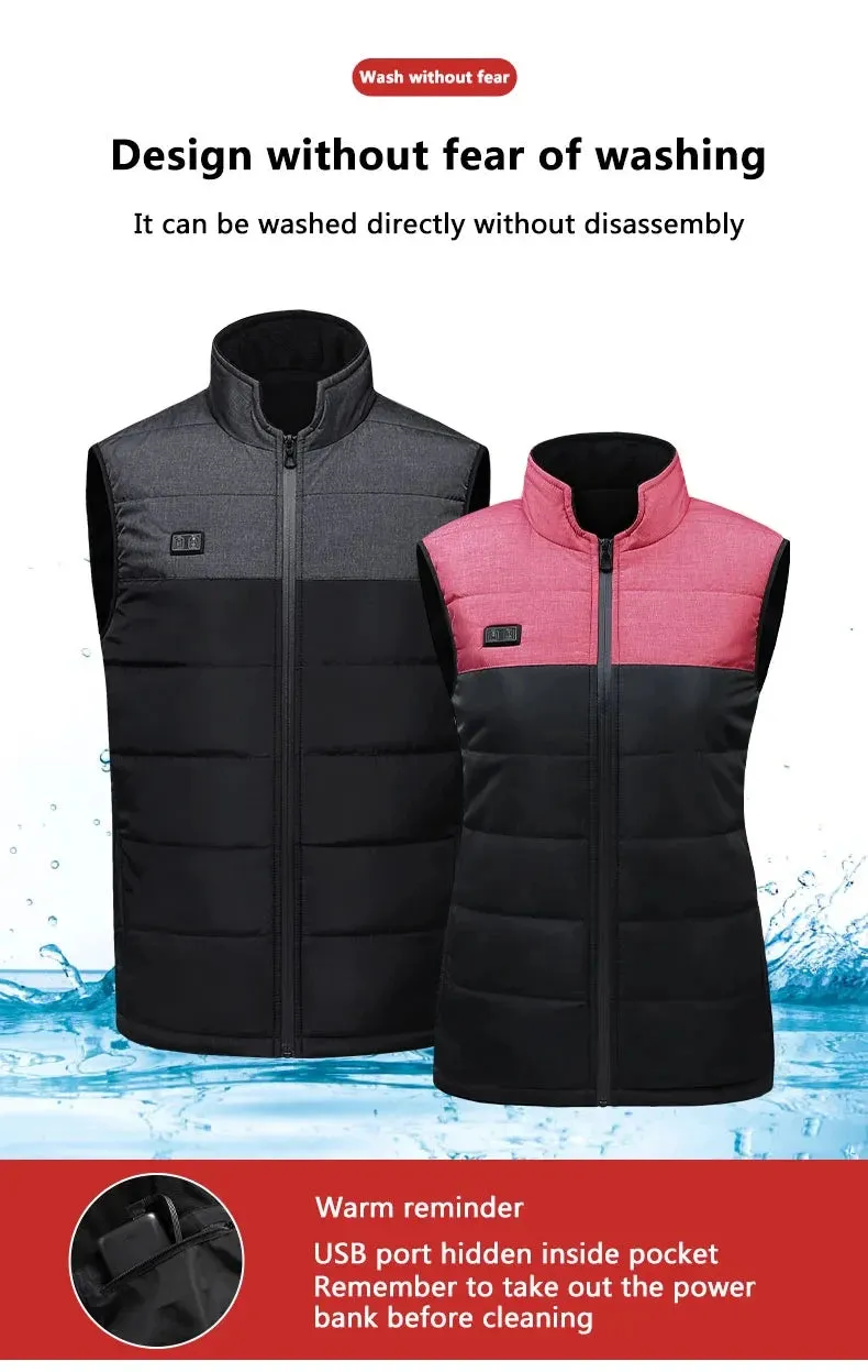 Trendy USB Heating Vest with 21 Zones for Winter