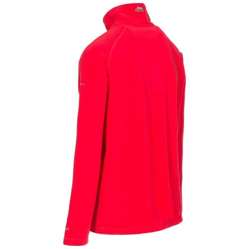 Trespass M  Red Blackford 1/2 Zip Men's Microfleece