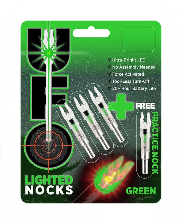 UFO Lighted Nock 4PK