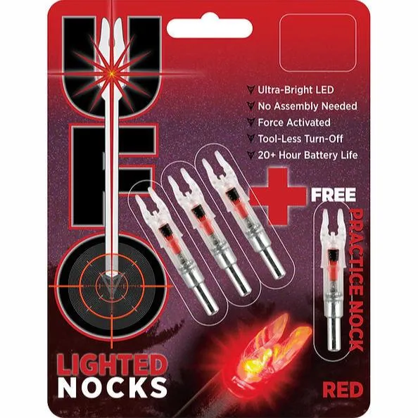 UFO Lighted Nock 4PK