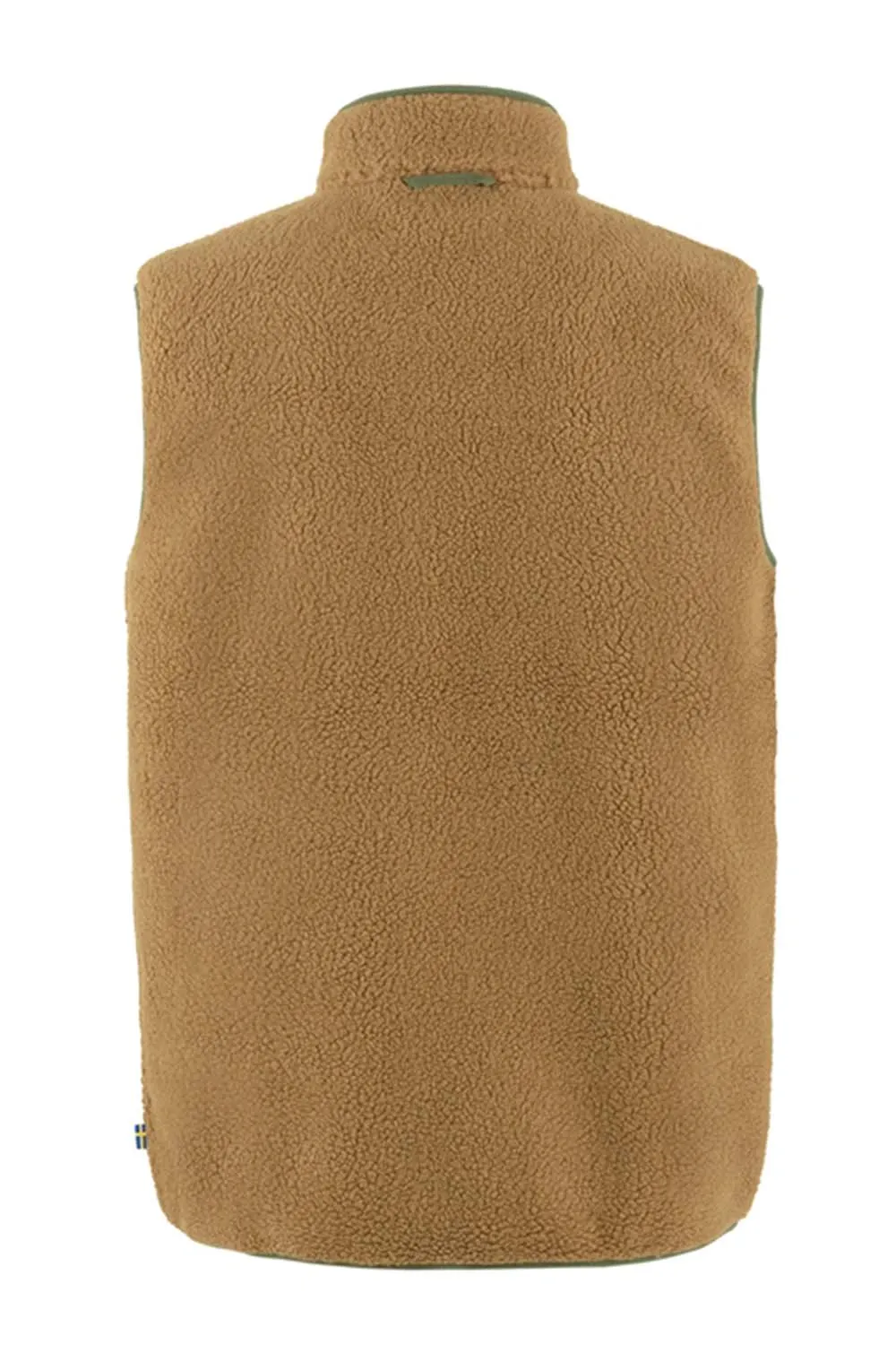 Vardag Pile Fleece Vest - Buckwheat Brown/Lauren Green