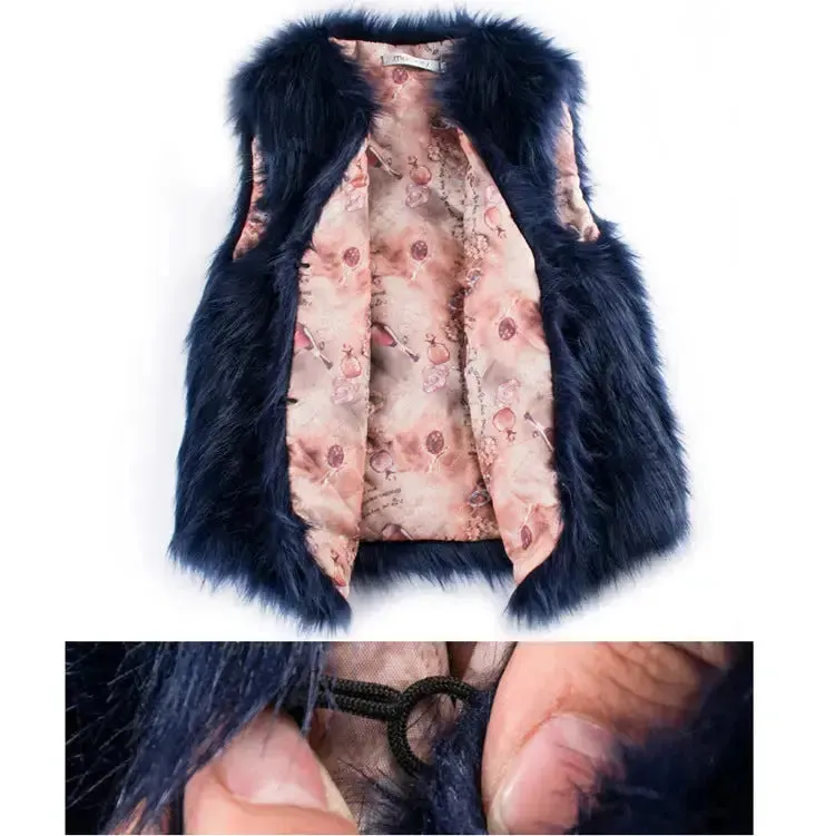 Winter Wool Fur Vest