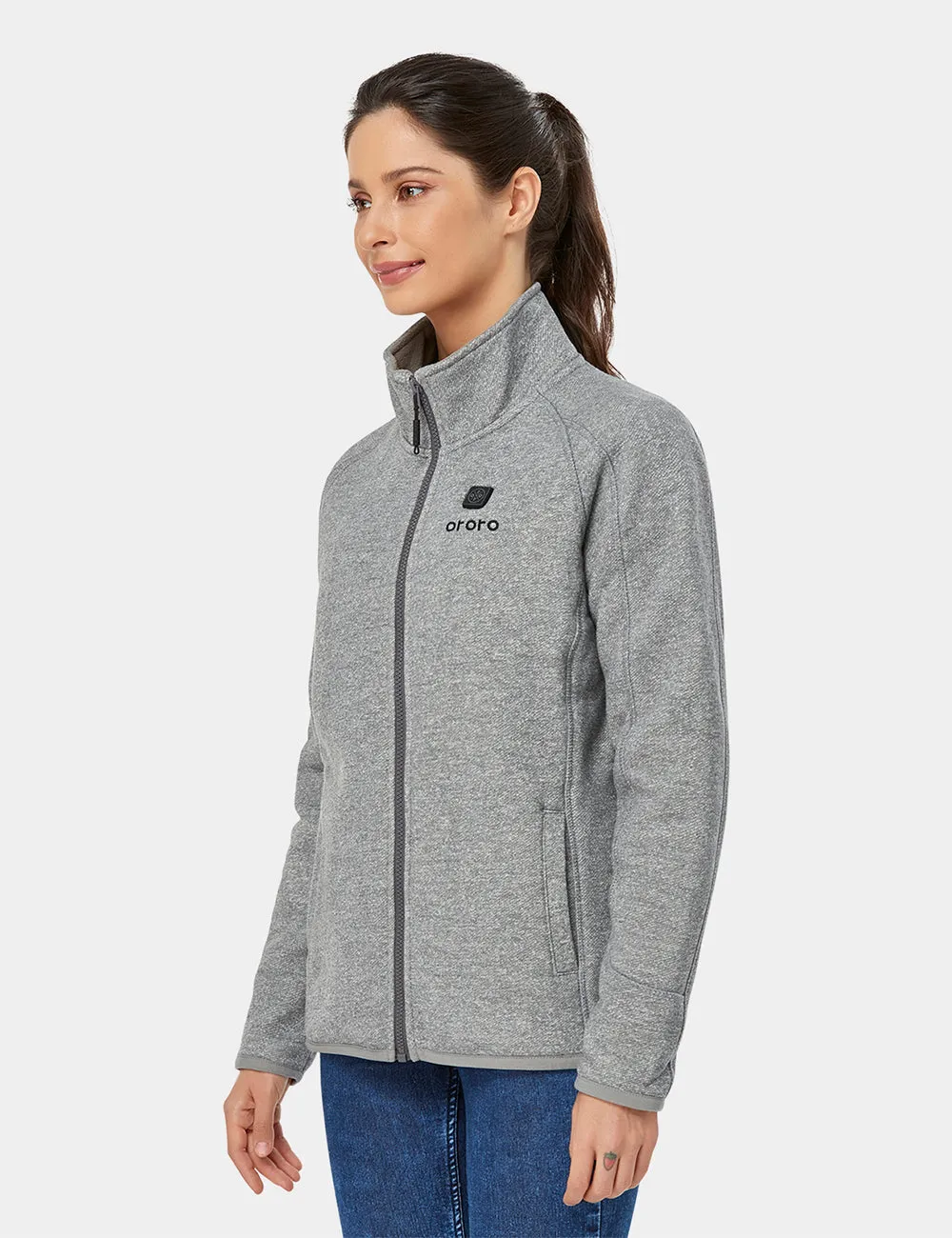 Women's Heated Full-Zip Fleece Jacket - New Colours