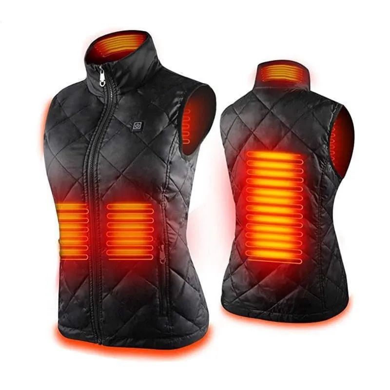 Women's Usb Heated Sleeveless Jacket for Style and Comfort